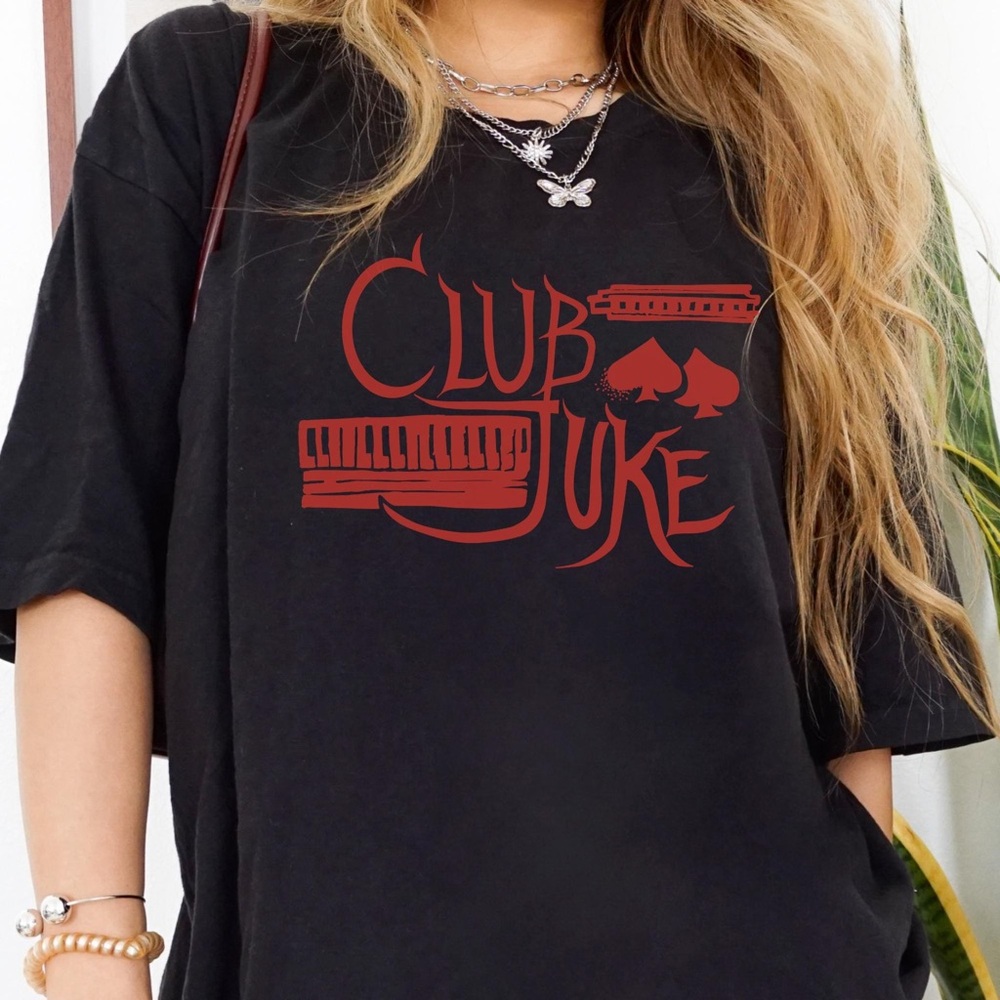 Club Juke T-Shirt: Sinners Movie Fan Art, Vintage Graphic Tee